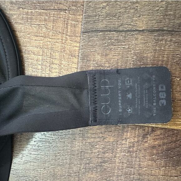 CUUP The Scoop Micro Bra in Black Size 38D - Picture 7 of 8